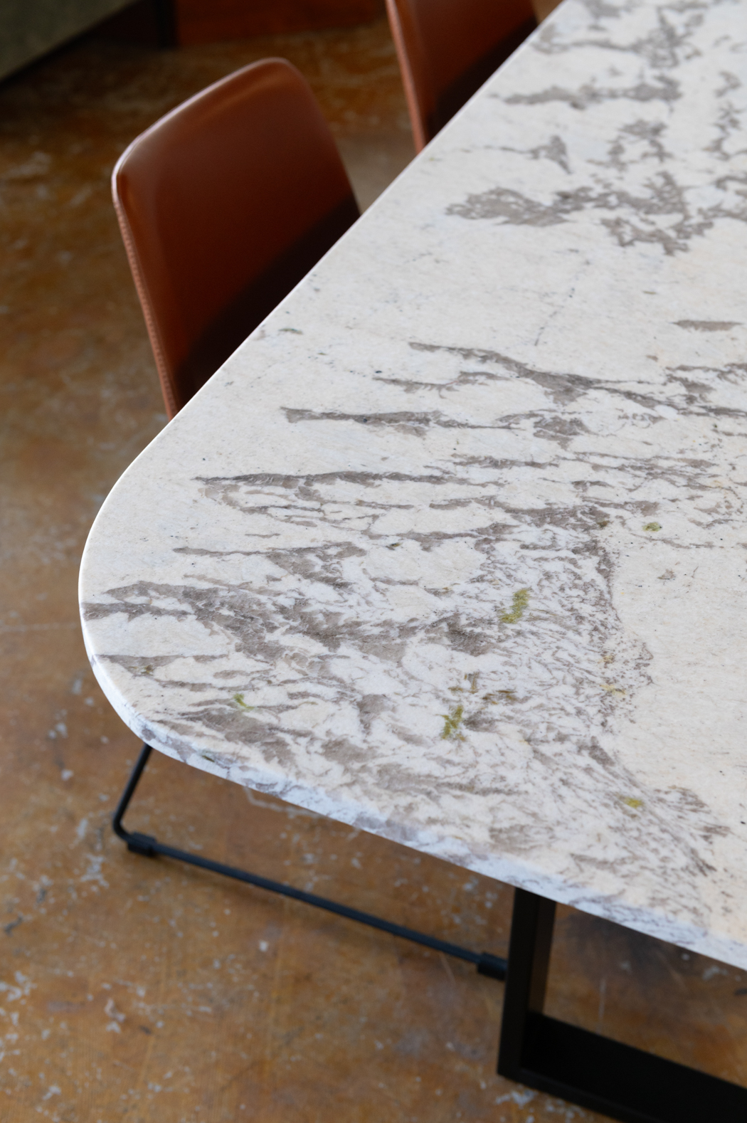 Stone dining table